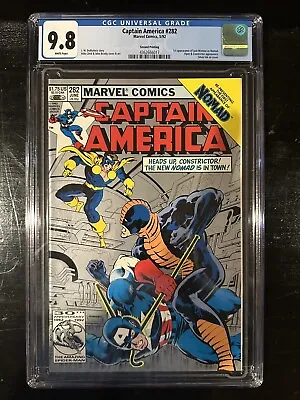 Buy Captain America #282 CGC 9.8 (Marvel 1992)  2nd Print.  1st Jack Monroe Nomad!! • 118.26£