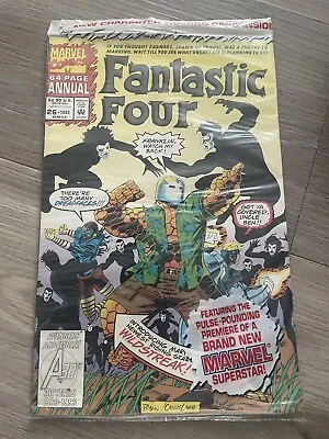 Buy Fantastic Four #26 Marvel 64 Page Annual Sealed W/Card 1993 Marvel Comics  • 3.16£