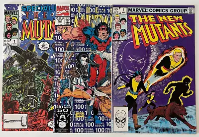 Buy The New Mutants 1, 100 & Special Edition 1 - Marvel Comics • 35£