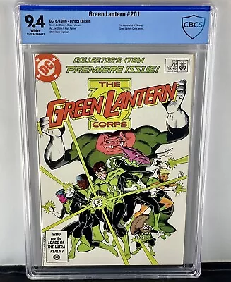 Buy Green Lantern #201 CBCS 9.4! 1st Kilowog App. Start GL Corps! 1986! Not CGC! • 55.33£