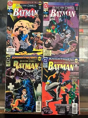 Buy Run Of 19 Batman Detective Comics 659-677 VF/NM Except 644 F Knightfall FZ • 35.55£