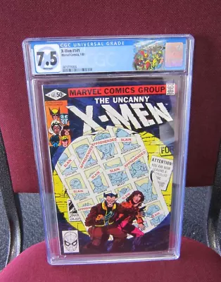 Buy X-Men #141 CGC 7.5 - 1st Rachel Summers, Phoenix II • 111.79£