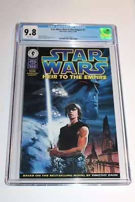 Buy CGC 9.8 White Pages Star Wars Heir To The Empire 1 1st App Grand Admiral Thrawn • 735.26£