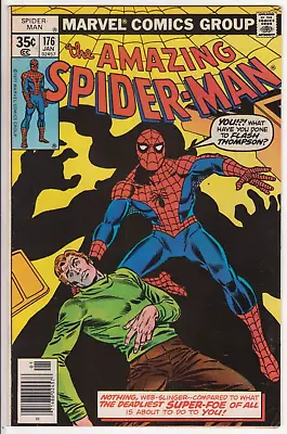 Buy The Amazing Spider-Man #176, Marvel Comics 1978 FN/VF 7.0 Hamilton Green Goblin • 15.81£
