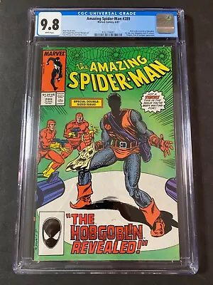 Buy The Amazing Spider-Man #289 1987 CGC 9.8 4187356001 1st App New Hobgoblin • 128.72£