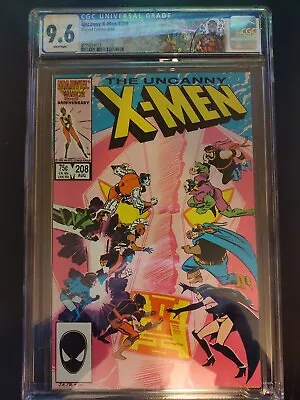 Buy The Uncanny X-Men #208 CGC 9.6 Custom Label • 47.66£