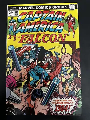 Buy Captain America And The Falcon #195 Falcon Madbomb Appearance! Marvel FN+/NM • 20.08£