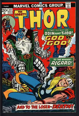 Buy Thor #217 9.4 // Marvel Comics 1973 • 71.16£