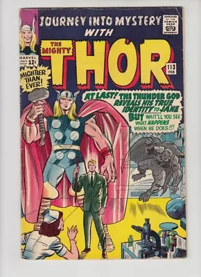 Buy JOURNEY INTO MYSTERY #113 VG/FN *1st ABSORBING MAN! • 39.53£