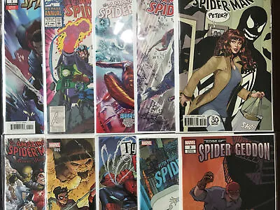 Buy Spider-Man Lot Of 10 Comics #1 Annual Variant Amazing Annual #27 #12 #14 More • 34.43£