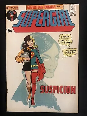 Buy Adventure Comics 406 DC Supergirl VF- Superman Bronze • 4.83£