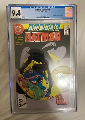 Buy BATMAN ANNUAL #11 CGC 9.4 NM | Alan Moore George Freeman • 59.16£