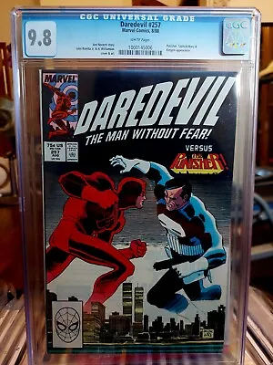 Buy Daredevil #257 CGC 9.8 1988 White Pages Punisher Typhoid Mary & Kingpin Appear • 187.09£