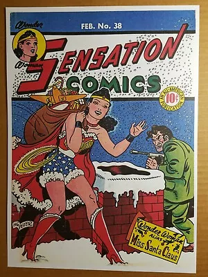 Buy Wonder Woman In Sensation Comics 38 DC Comics Poster By Harry Peter • 7.15£