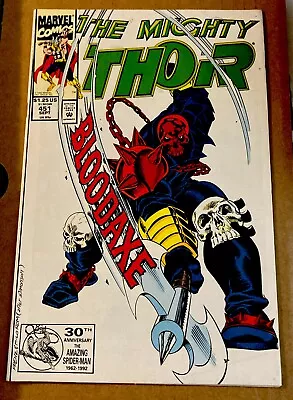 Buy Mighty Thor #451 (1992) 1st App Bloodaxe Thor Beta #337 Homage Marvel Comics  |  • 11.99£