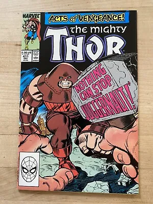 Buy Thor #411 - 1st New Warriors (cameo)! Marvel Comics, Juggernaut, Combine Shippin • 31.53£