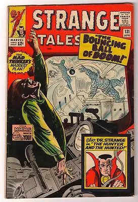 Buy MARVEL Comics  STRANGE TALES  NICK FURY DR STRANGE #131 1965 VG+ 4.5 • 27.99£