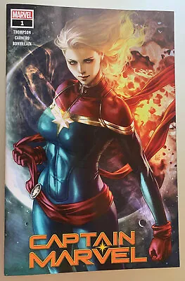 Buy Captain Marvel #1 Comic Book Artgerm Long Hair Variant Walmart Exclusive NM • 16.01£