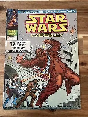 Buy Star Wars Weekly #94 VG (1979) Marvel Comics UK • 5£