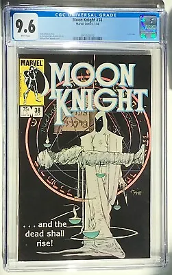 Buy Moon Knight #38 1984 MARVEL Comics Last Issue CGC 9.6 • 60.88£