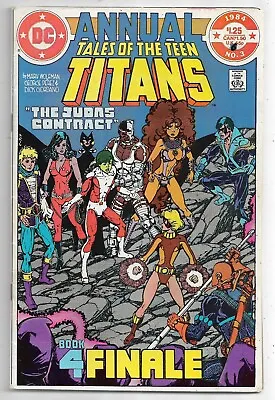 Buy Tales Of The Teen Titans Annual #3 The Judas Contract Finale VG/FN (1984) DC • 6£