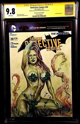 Buy Detective Comics #20 Cgc Ss 9.8 Original Art Sketch Poison Ivy Batman Joker Dc • 314.99£