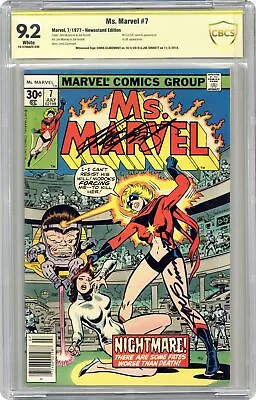 Buy Ms. Marvel #7 CBCS 9.2 Newsstand SS 1977 19-476BAFE-036 • 208.16£