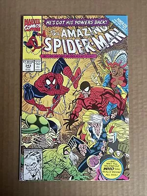 Buy Amazing Spider-man #343 First Print Marvel Comics (1991) 1st Cardiac • 3.93£