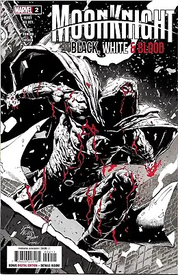 Buy Moon Knight Black White & Blood #2 (of 4)  Marvel  Aug 2022  Nm  1st Print • 4.95£