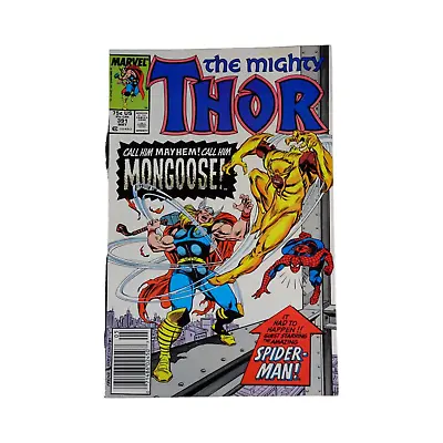 Buy The Mighty Thor 391 Marvel 1988, 1st Eric Masterson Thunderstrike & Mongoose • 7.91£