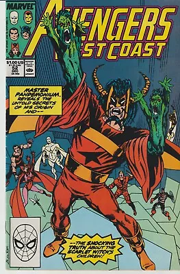 Buy Marvel Comics Avengers West Coast #52 (1989) 1st Print Vf • 4.95£
