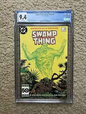 Buy Saga Of The Swamp Thing #37 CGC 9.4 NM 1ST FULL  APPEARANCE John Constantine • 298.75£