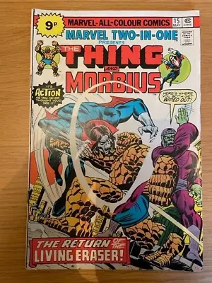 Buy Marvel Comic - Marvel Two-In-One : The Thing & Morbius Issue 15 1976 • 6.99£