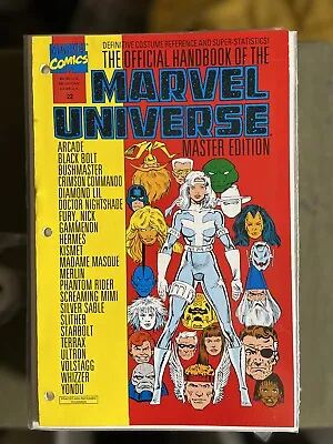 Buy Official Handbook Of The Marvel Universe Master Edition #22 (1992 Marvel) • 4.45£