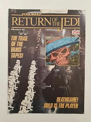 Buy Star Wars Return Of The Jedi Comic Marvel Issue 38 7th March 1984 • 6.99£