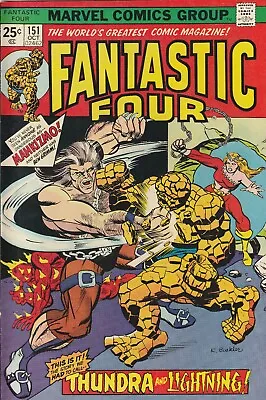 Buy  Fantastic Four  151, October 1974; Marvel Comics Group Comic Book: Very Good • 7.90£