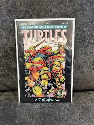 Buy Teenage Mutant Ninja Turtles #59 NM! Mirage! Signed By Eastman! City At War 10! • 47.93£