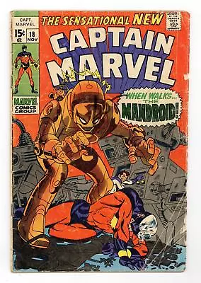 Buy Captain Marvel #18 GD 2.0 1969 • 15.49£