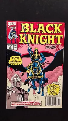 Buy BLACK KNIGHT #1  (of 4) (1990)  1st Solo BLACK KNIGHT Since AVENGERS #48  /  NM- • 24.99£