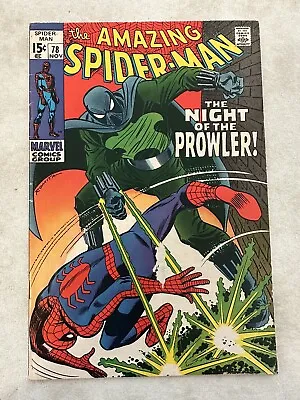 Buy Amazing Spider-Man #78 (1st Prowler, Romita Cover, 1969) - Marvel Comics MCU • 119.92£
