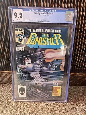 Buy THE PUNISHER LIMITED SERIES #1 CGC 9.2 WP Mike Zeck! 1986 • 98.83£