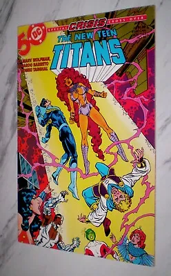 Buy New Teen Titans #14 MINT 9.9 WHITE Pgs. 1985 DC Comics Crisis Cross-Over • 80.35£