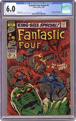 Buy Fantastic Four Annual #6 CGC 6.0 1968 4035904005 1st App. Franklin Richards • 177.89£