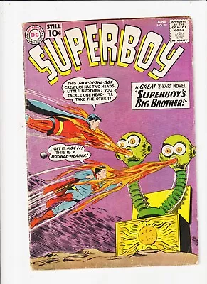 Buy SUPERBOY 89 Superman SILVER Age 1961 DC COMIC  1st Appearance Origin Of Mon-EL • 59.96£