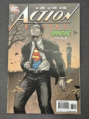 Buy DC Action Comics - Brainiac - #870 - Dec 2008 - Finale - VF/NM • 2.33£