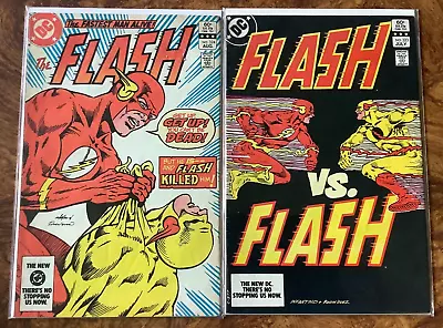Buy Flash 323 324 Death Of Prof Zoom Reverse Flash 1983 Infantino Creeper DC Comics • 40.03£