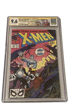 Buy Uncanny X-Men #248 SS CGC 9.6 2X SIGNED Claremont & Jim Lee 1st X-Men 1989 LABEL • 237.09£