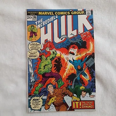 Buy The Incredible Hulk 166 (August 1973) Zzzax, Hawkeye Bronze Age Englehart/Trimpe • 60.32£