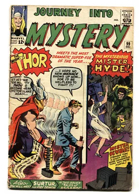 Buy Journey Into Mystery #99-silver Age Marvel--thor--mister Hyde- G- • 86.20£