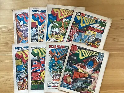 Buy 2000AD Comic 1977 40 - 49 Missing 43 And 47 Most GD/FN • 4.99£